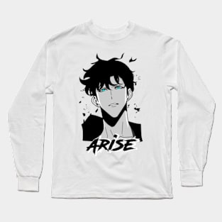 Arise Jin woo Anime Fanart Long Sleeve T-Shirt